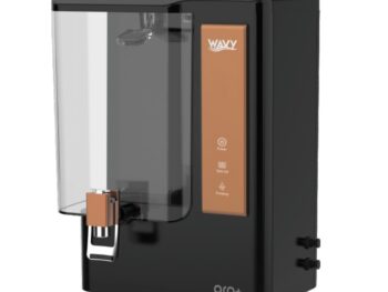 Wavy® Ora+, Black and Copper, RO+UV+Zinc Alkaline Water Purifier with MTDS Control – Multi-Stage Filtration for Optimal Purity, Perfect for Home, Kitchen, Office, Includes Free Pre-Filter Kit
