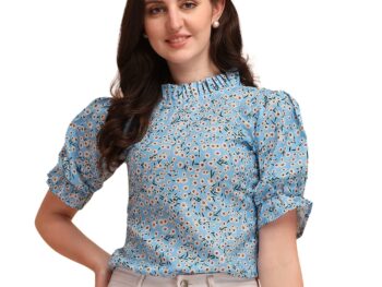 Wedani Women's Floral Regular Fit Blouse