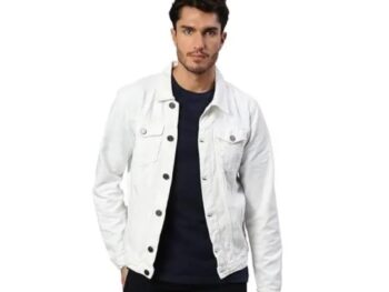 White Mens_Denim Jacket