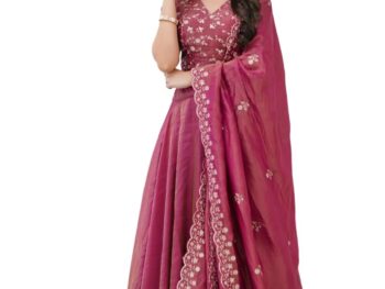 Xomantic Fashion Womens Semi Stitched Lehnega Choli