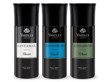 Yardley London Deo Tripack Men, 150Ml (Buy 2 Get 1, Classic + Urbane + Royale) Spray