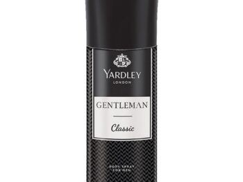 Yardley London Gentleman Classic Body Spray for Men| Fresh Woody Fougère Notes | Masculine Fragrance | Body Deodorant for Men | 150ml