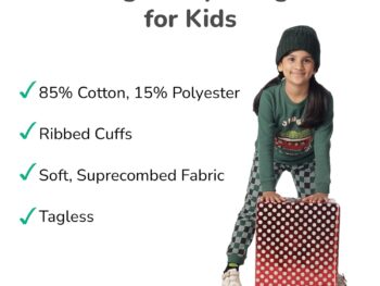 YouGotPlanB Winter Co-ord Set | Soft Thermal Fabric | Winterwear | Long Sleeve Top & Bottom Set | Unisex | 2-14 Years