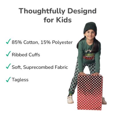YouGotPlanB Winter Co-ord Set | Soft Thermal Fabric | Winterwear | Long Sleeve Top & Bottom Set | Unisex | 2-14 Years